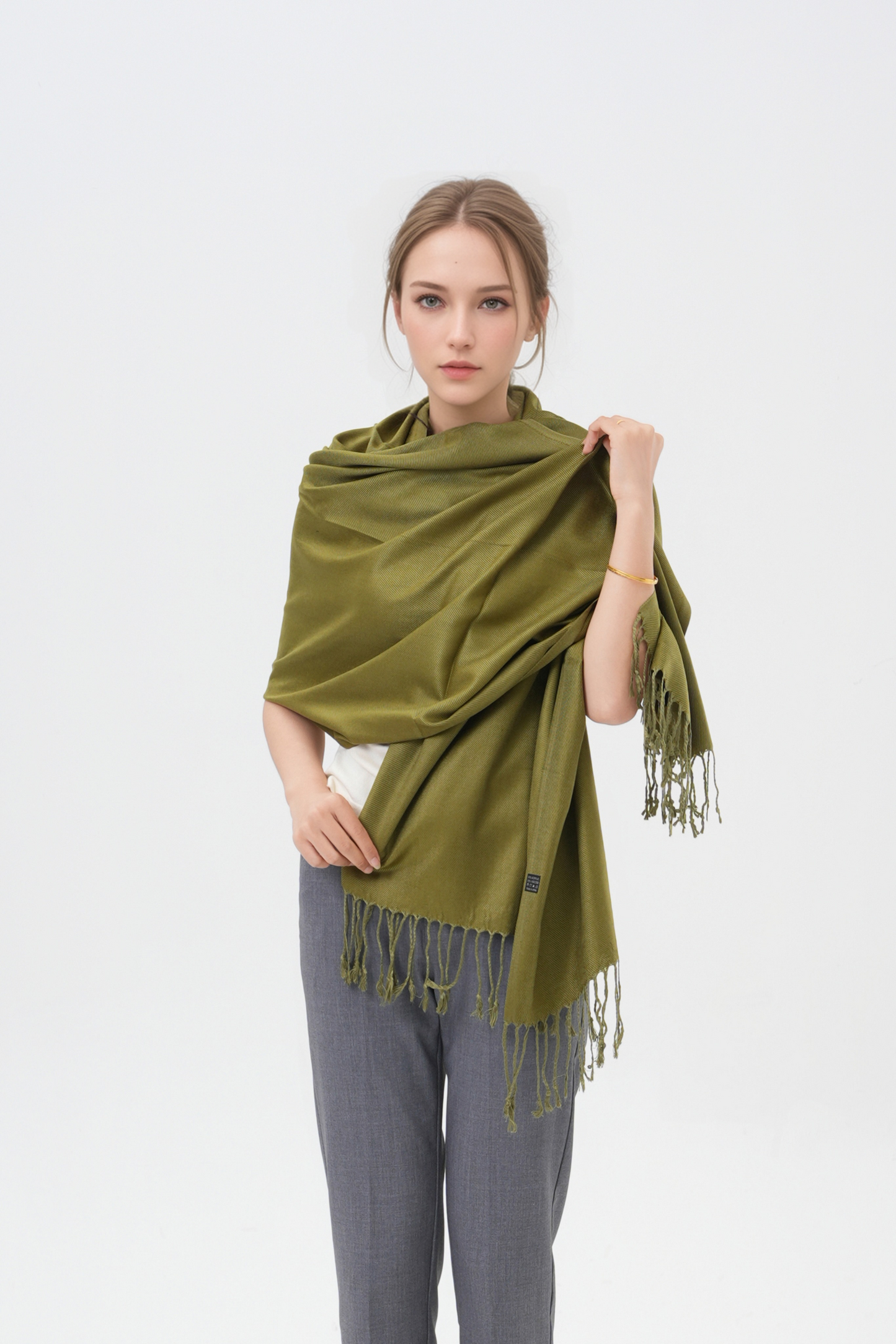 Classic Solid Wedding Pashmina