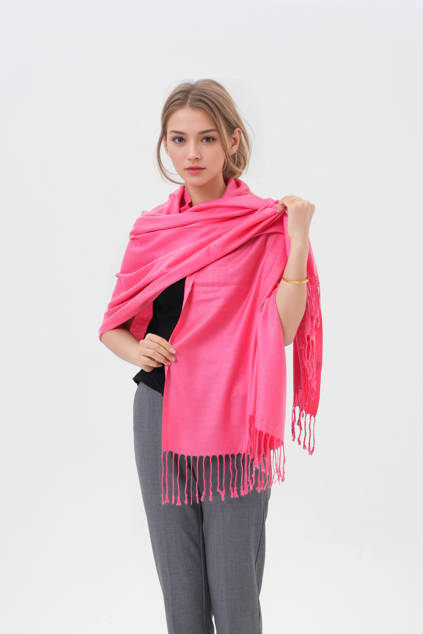 Classic Solid Wedding Pashmina