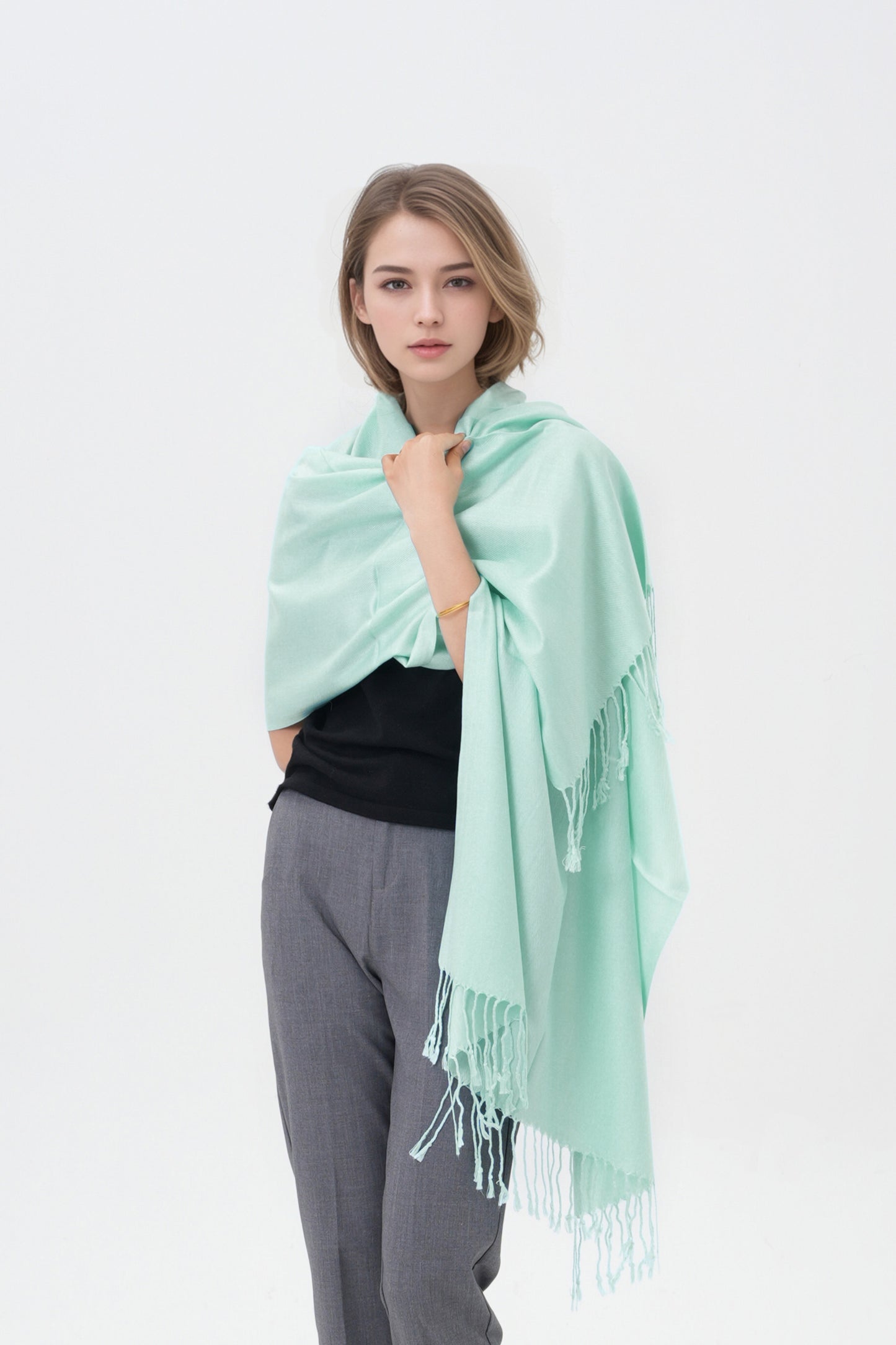 Classic Solid Wedding Pashmina