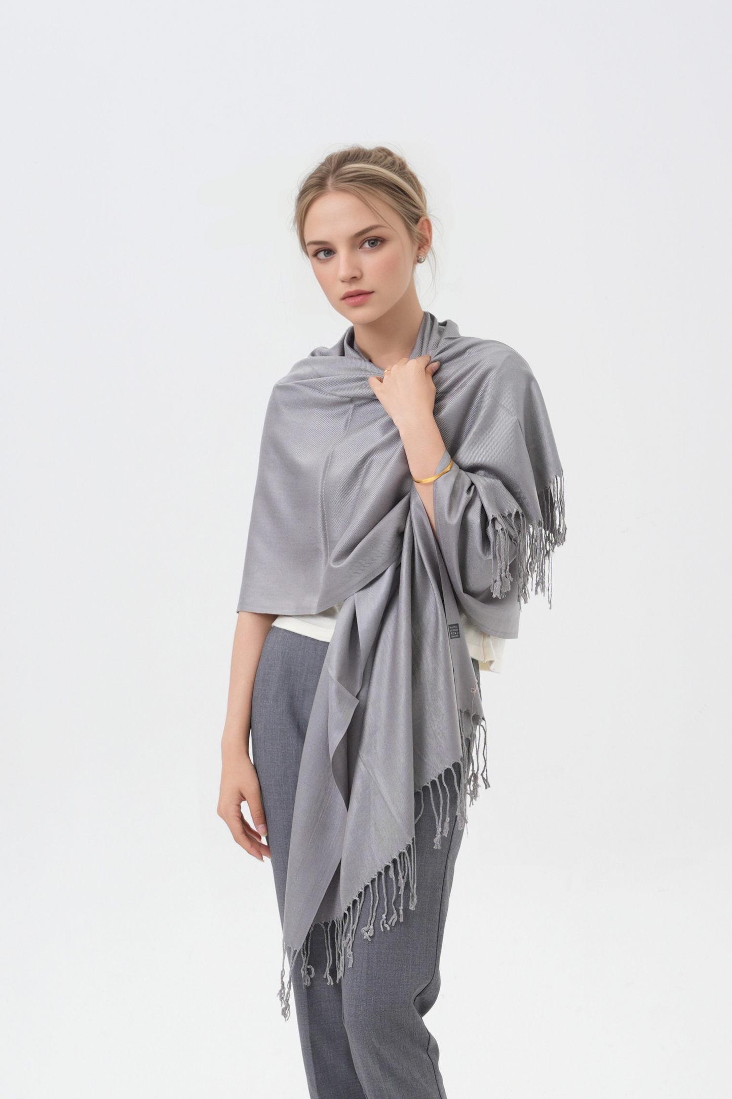 Classic Solid Wedding Pashmina