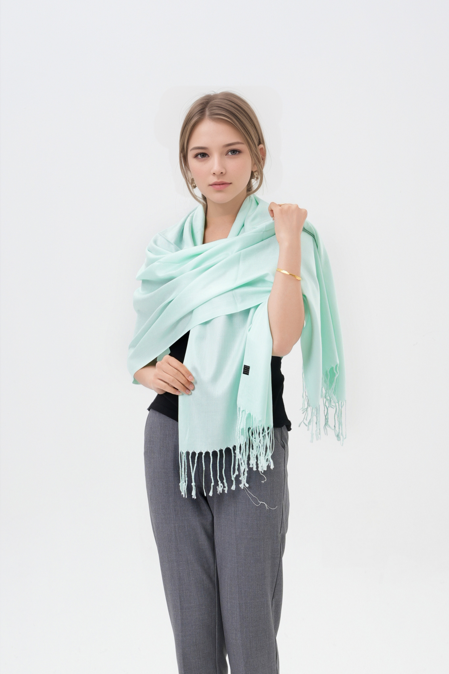 Classic Solid Wedding Pashmina