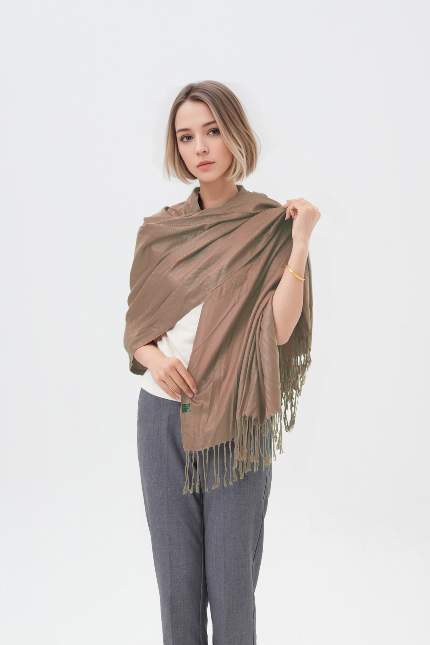 Classic Solid Wedding Pashmina