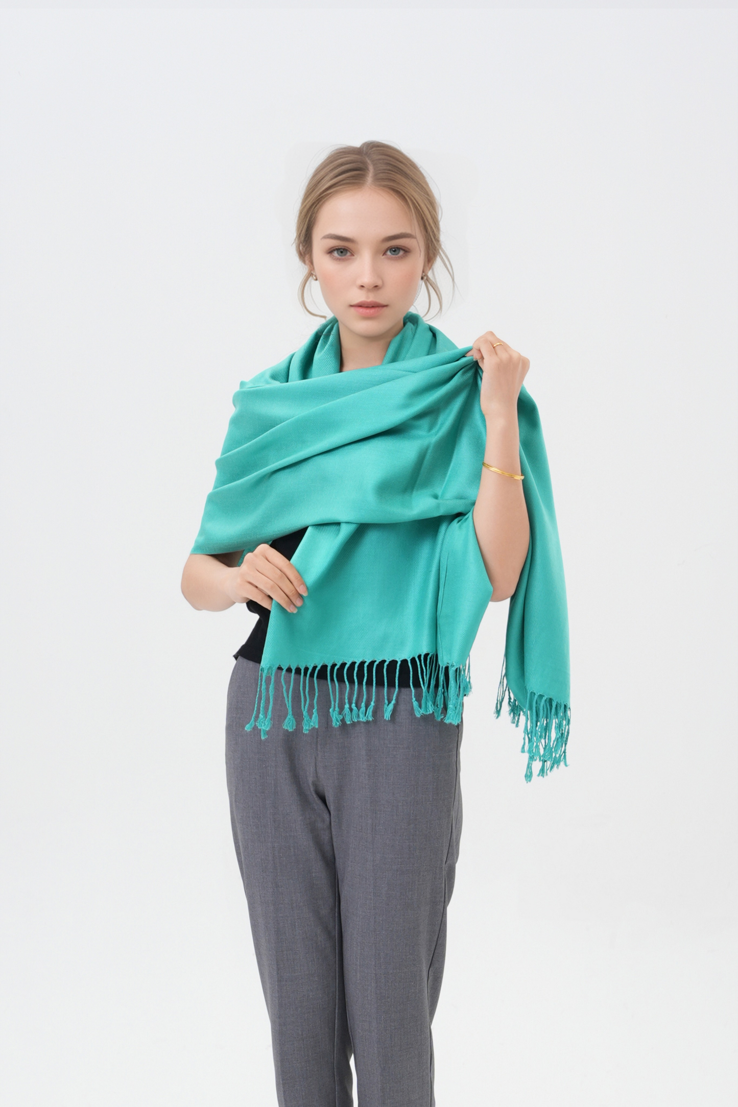 Classic Solid Wedding Pashmina