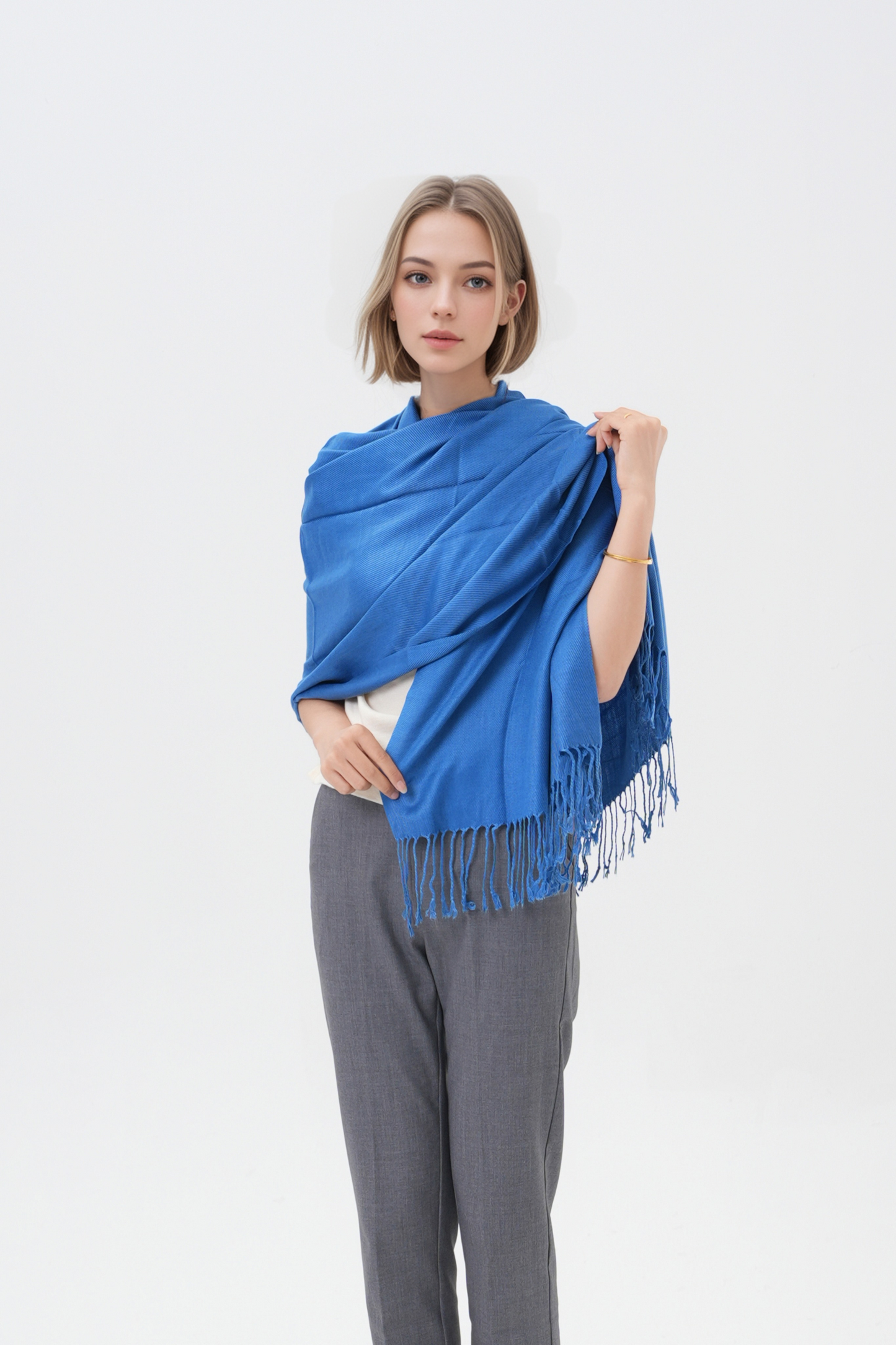 Classic Solid Wedding Pashmina