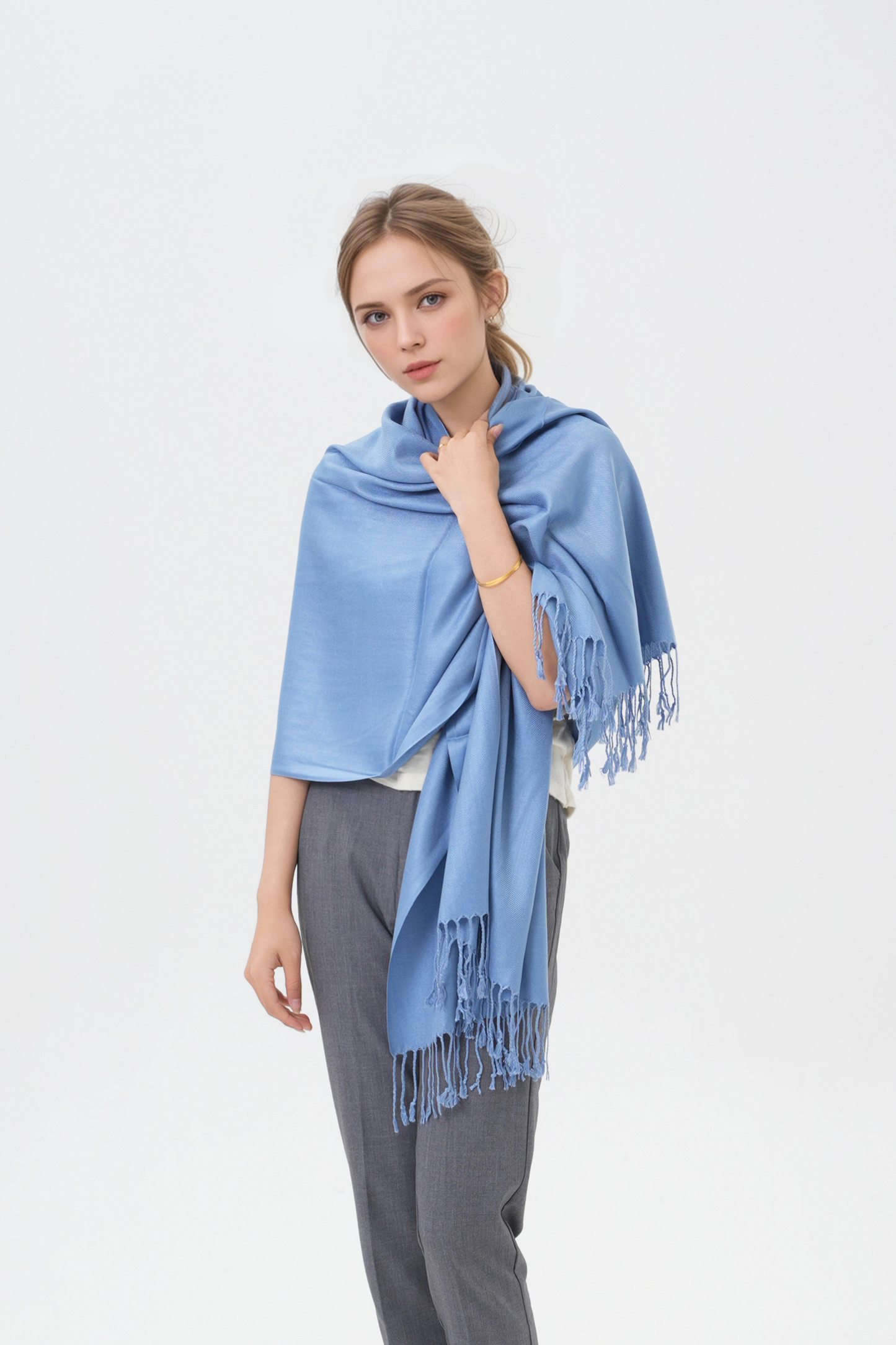 Classic Solid Wedding Pashmina