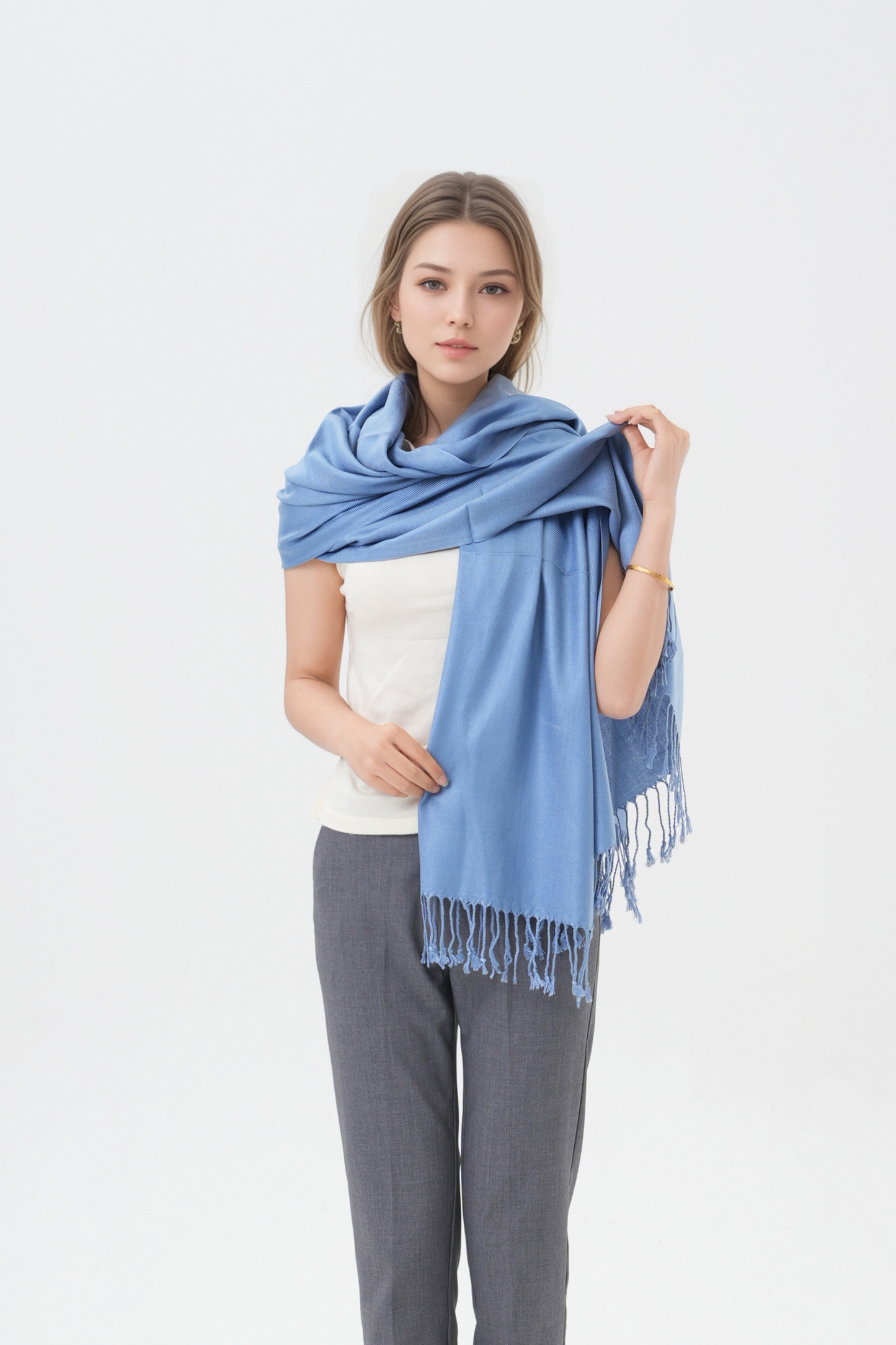 Classic Solid Wedding Pashmina