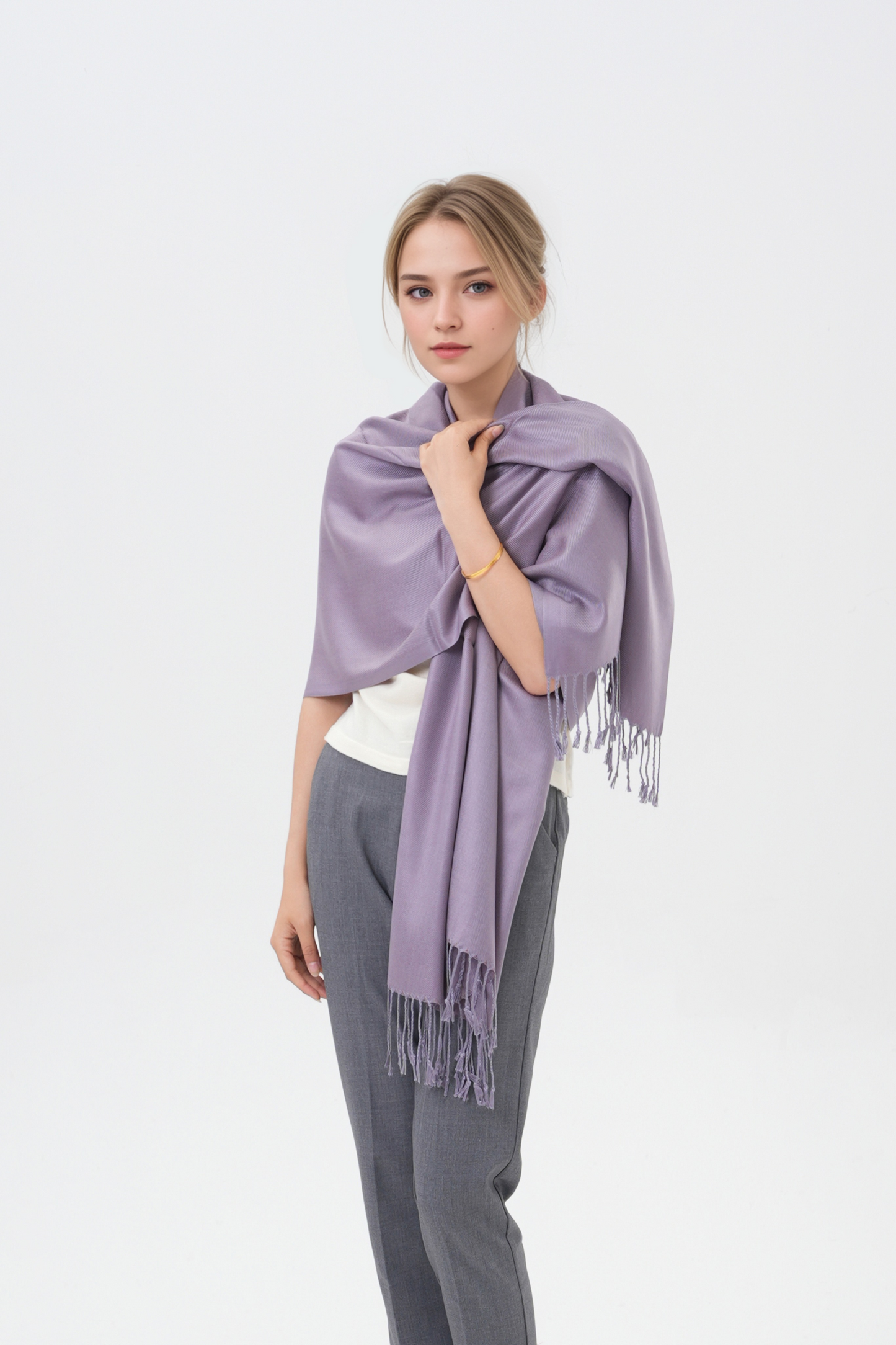 Classic Solid Wedding Pashmina