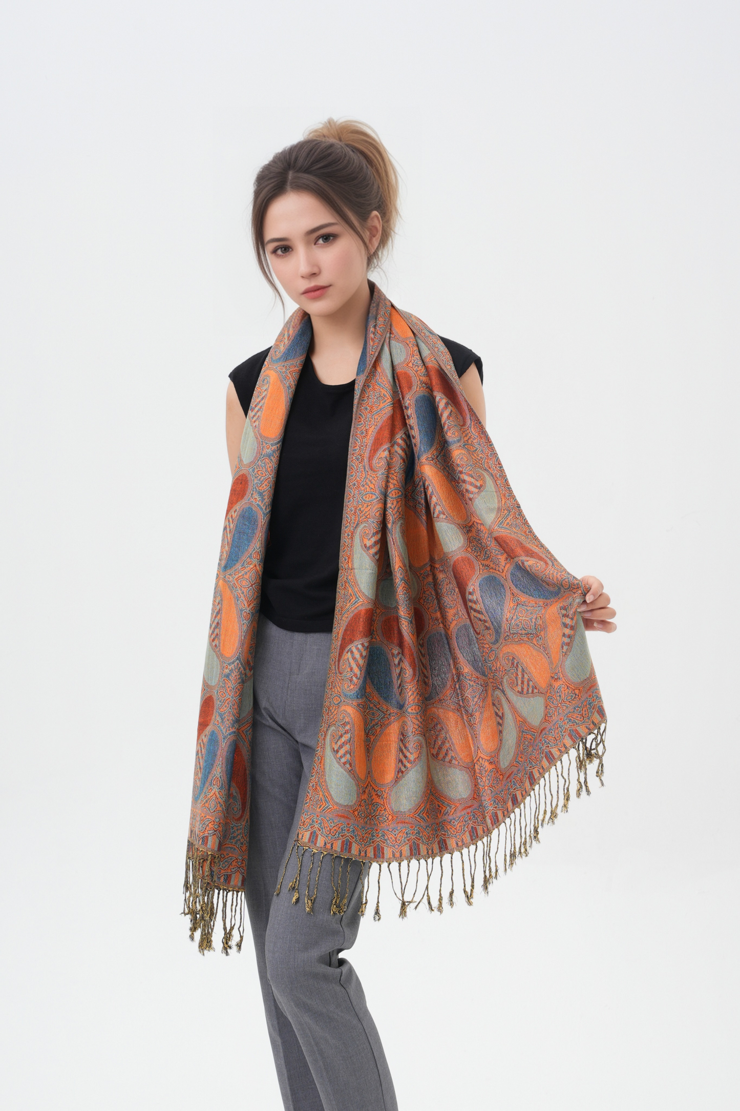 Exotic Persian Pattern Pashmina