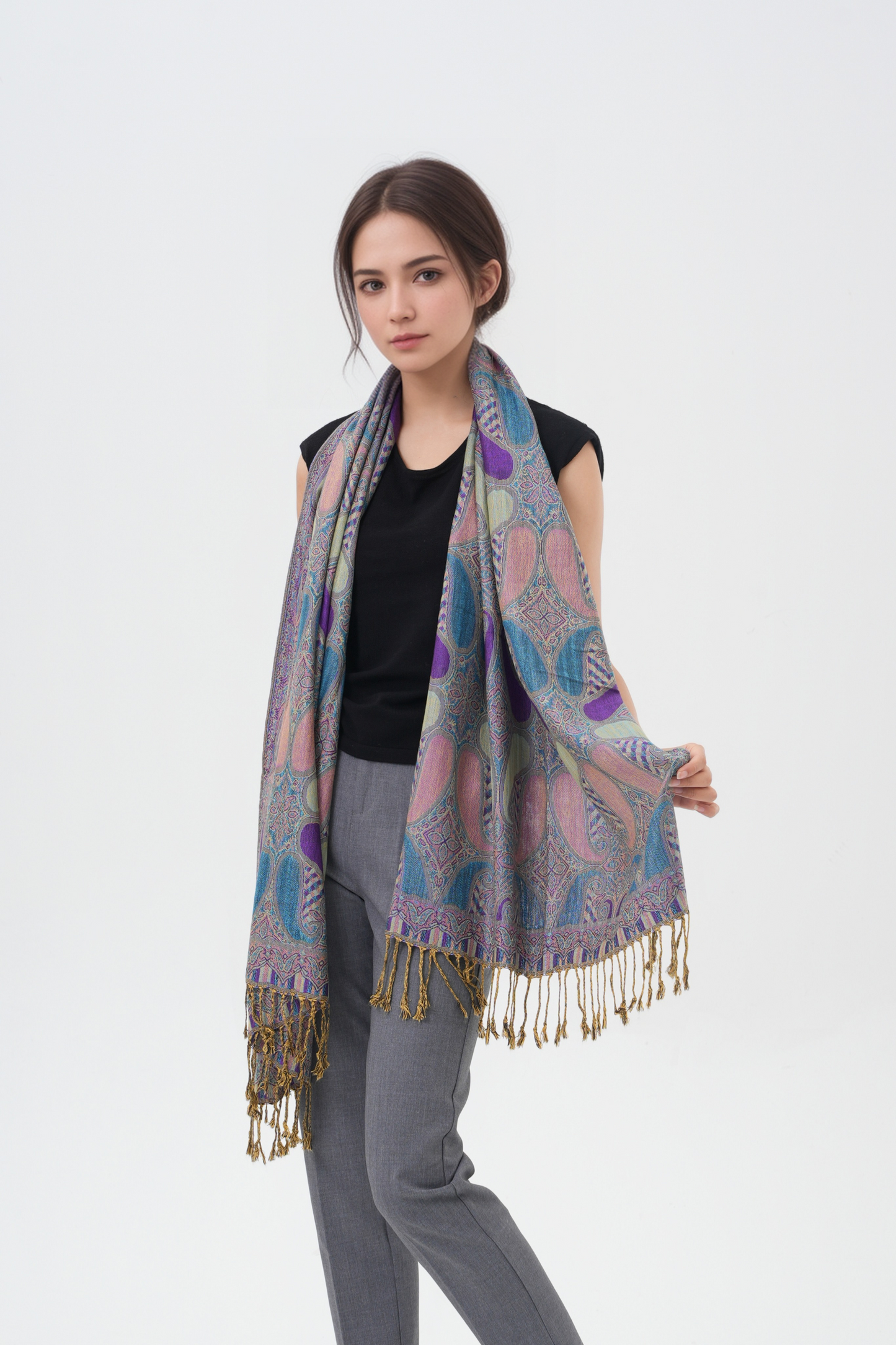 Exotic Persian Pattern Pashmina