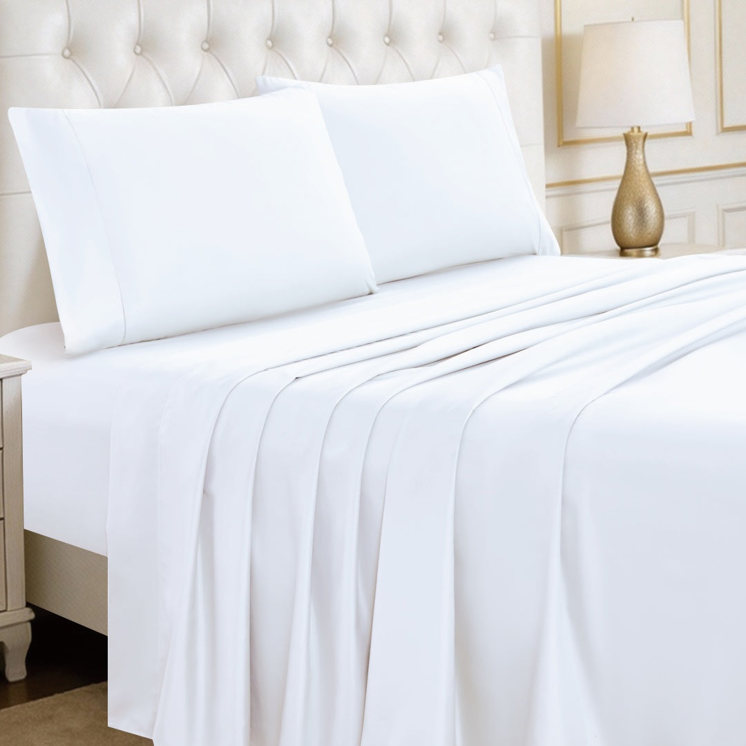 Luxury 4/6-Piece Deep Pocket Cooling Bed Sheet Set