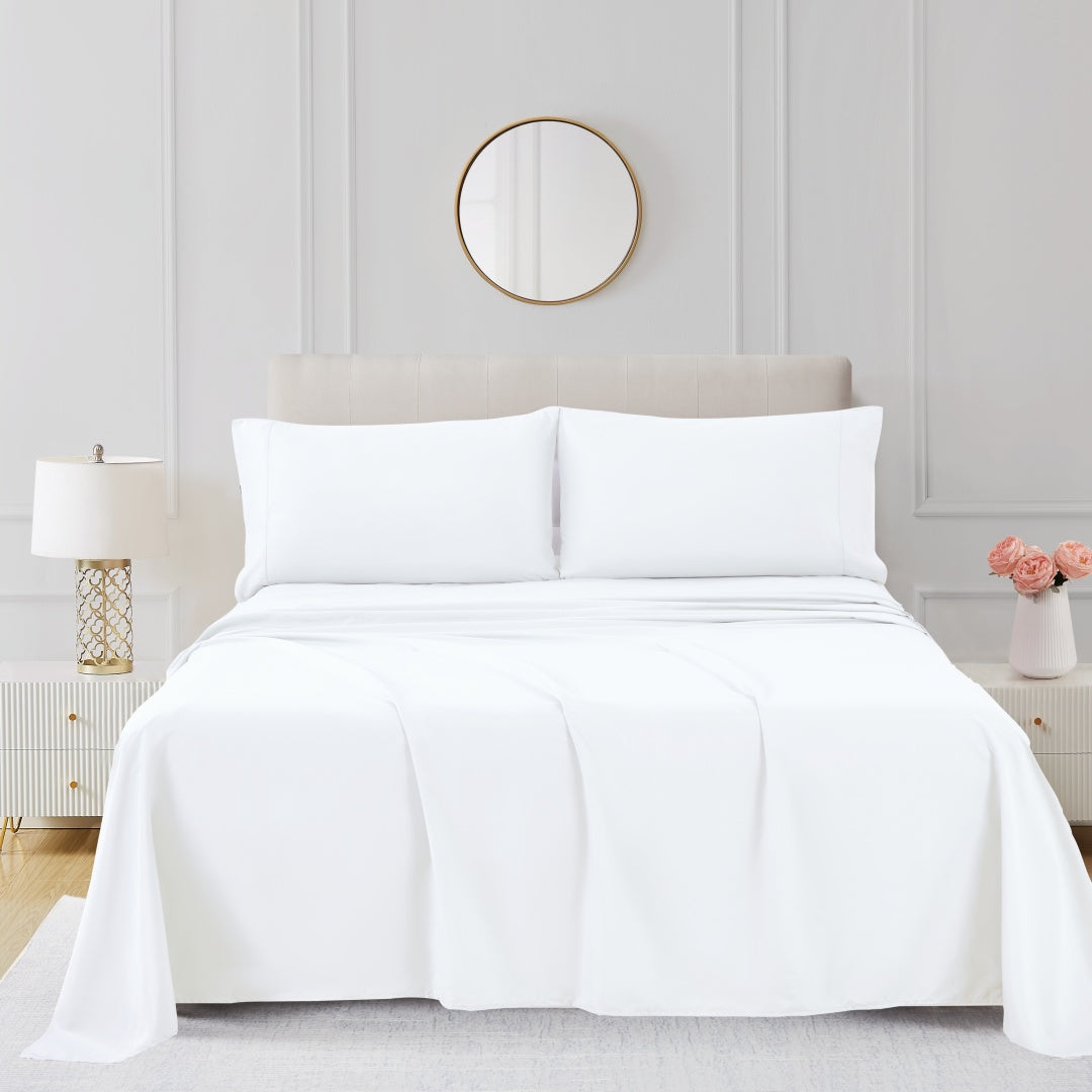 Luxury 4/6-Piece Deep Pocket Cooling Bed Sheet Set