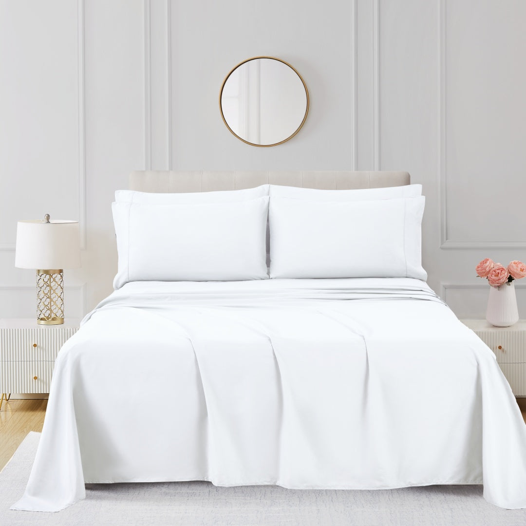 Luxury 4/6-Piece Deep Pocket Cooling Bed Sheet Set
