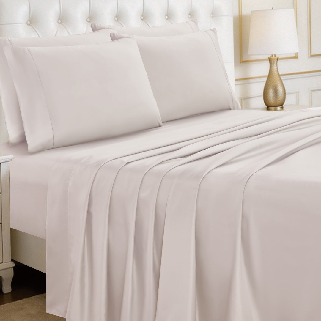 Luxury 4/6-Piece Deep Pocket Cooling Bed Sheet Set