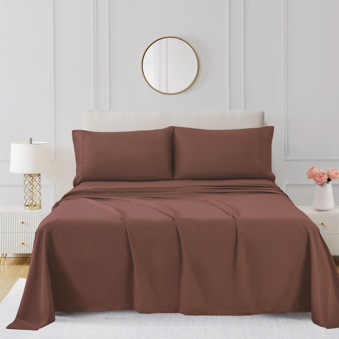 Luxury 4/6-Piece Deep Pocket Cooling Bed Sheet Set