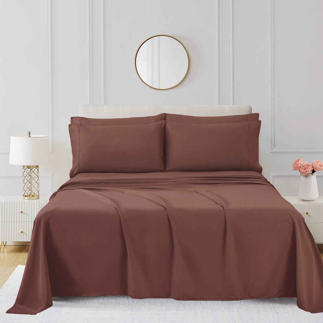 Luxury 4/6-Piece Deep Pocket Cooling Bed Sheet Set