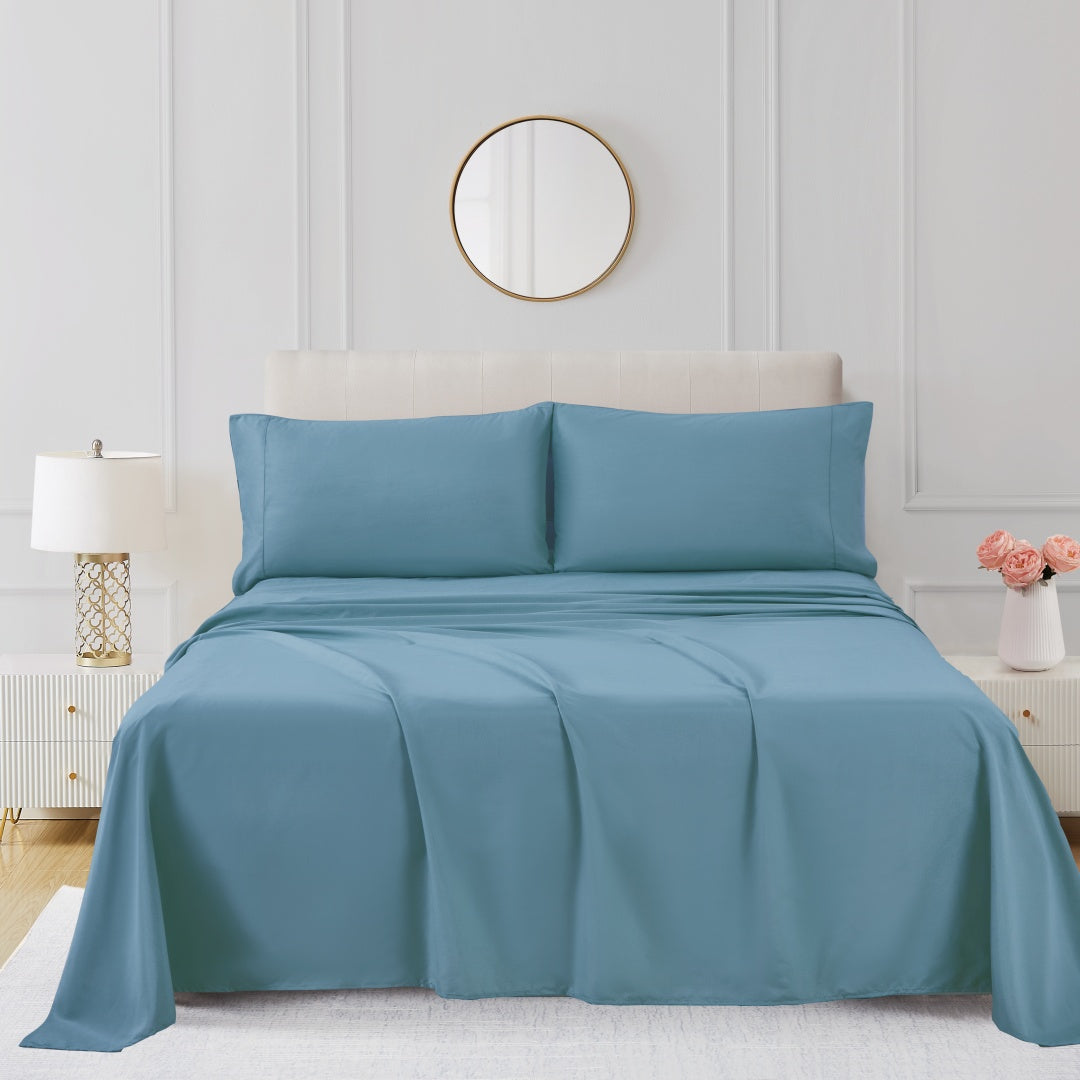 Luxury 4/6-Piece Deep Pocket Cooling Bed Sheet Set