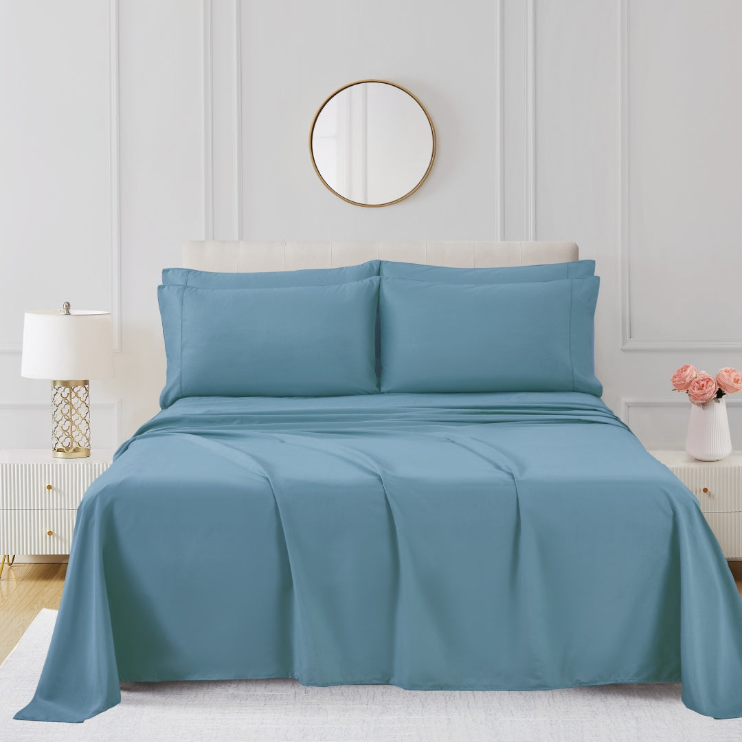 Luxury 4/6-Piece Deep Pocket Cooling Bed Sheet Set
