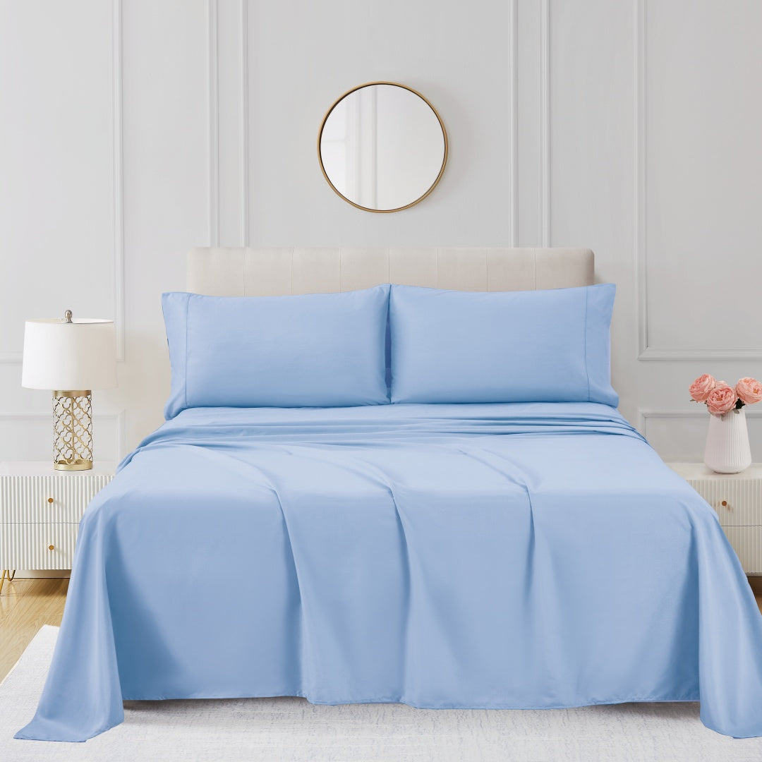 Luxury 4/6-Piece Deep Pocket Cooling Bed Sheet Set