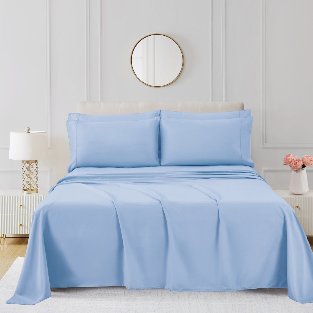 Luxury 4/6-Piece Deep Pocket Cooling Bed Sheet Set
