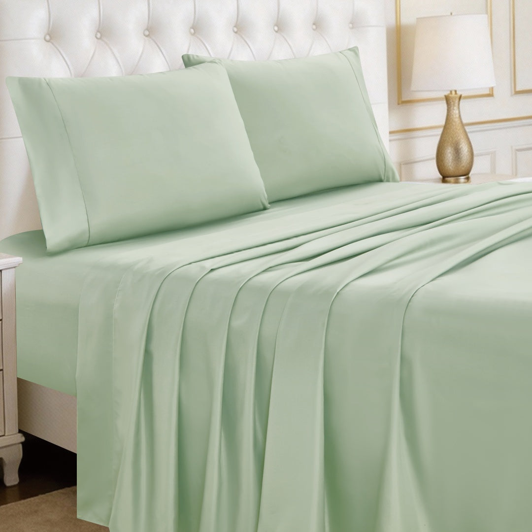 Luxury 4/6-Piece Deep Pocket Cooling Bed Sheet Set