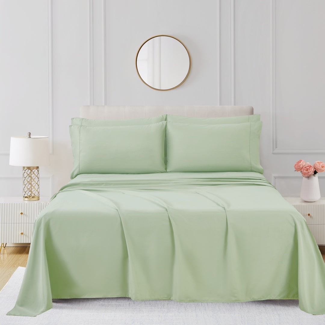 Luxury 4/6-Piece Deep Pocket Cooling Bed Sheet Set