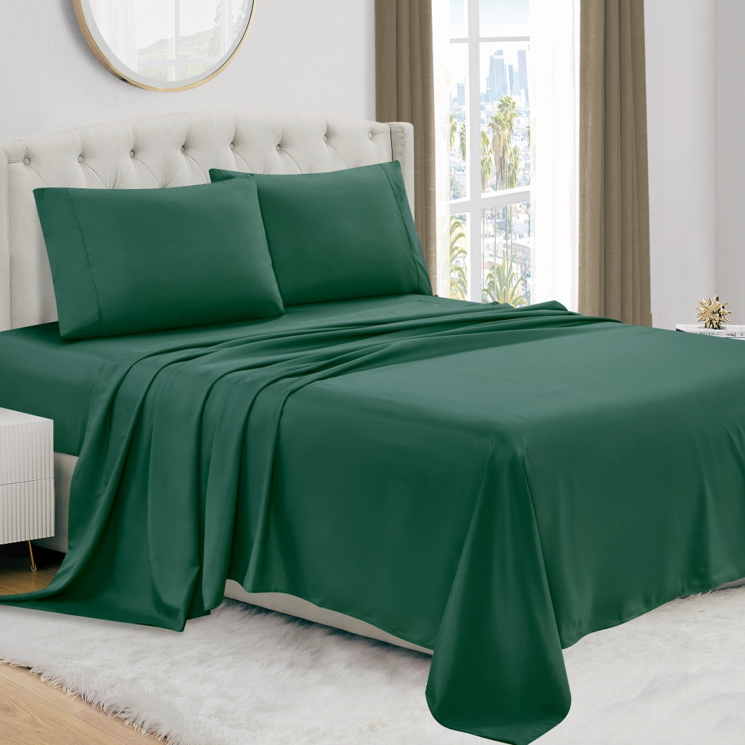 Luxury 4/6-Piece Deep Pocket Cooling Bed Sheet Set