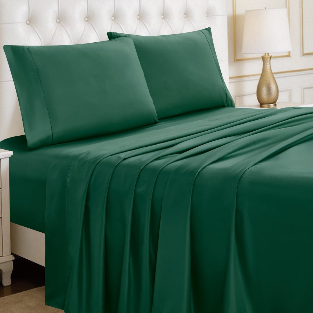 Luxury 4/6-Piece Deep Pocket Cooling Bed Sheet Set