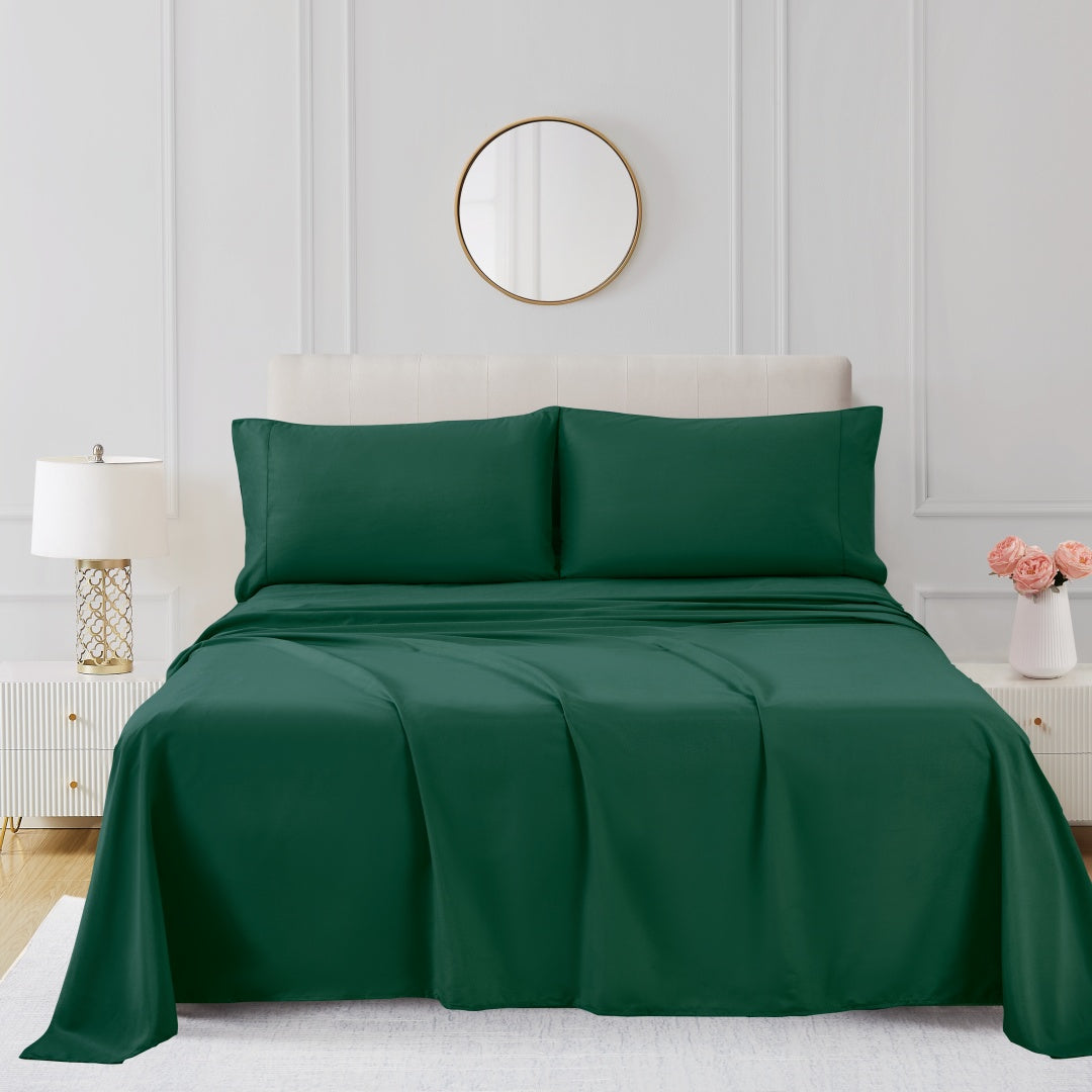 Luxury 4/6-Piece Deep Pocket Cooling Bed Sheet Set
