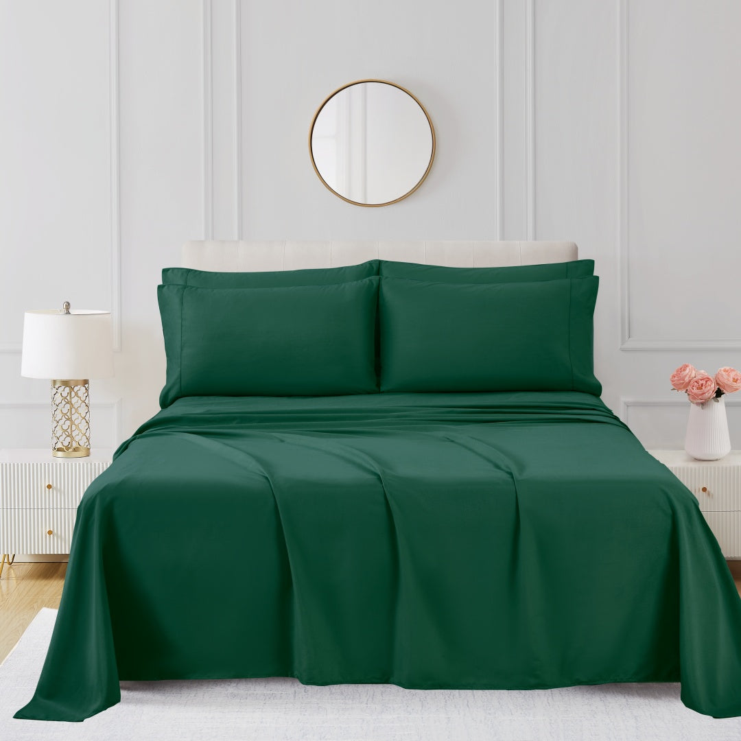 Luxury 4/6-Piece Deep Pocket Cooling Bed Sheet Set