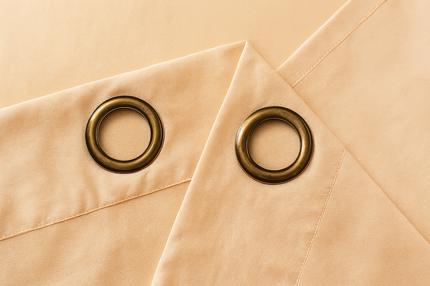 Luxury Glow Faux Silk Curtain Pane, 8 Grommets, Elegant & Light Blocking