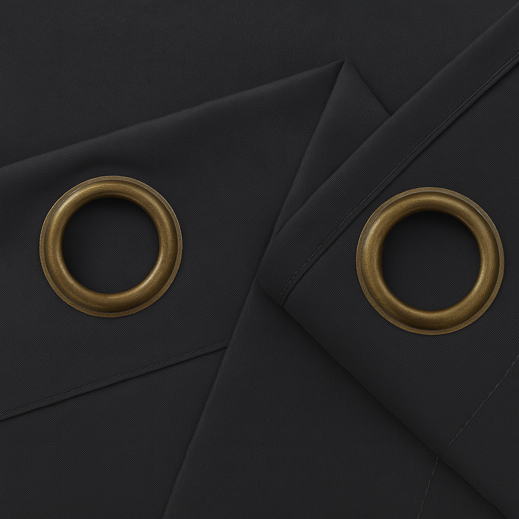 Luxury Glow Faux Silk Curtain Pane, 8 Grommets, Elegant & Light Blocking