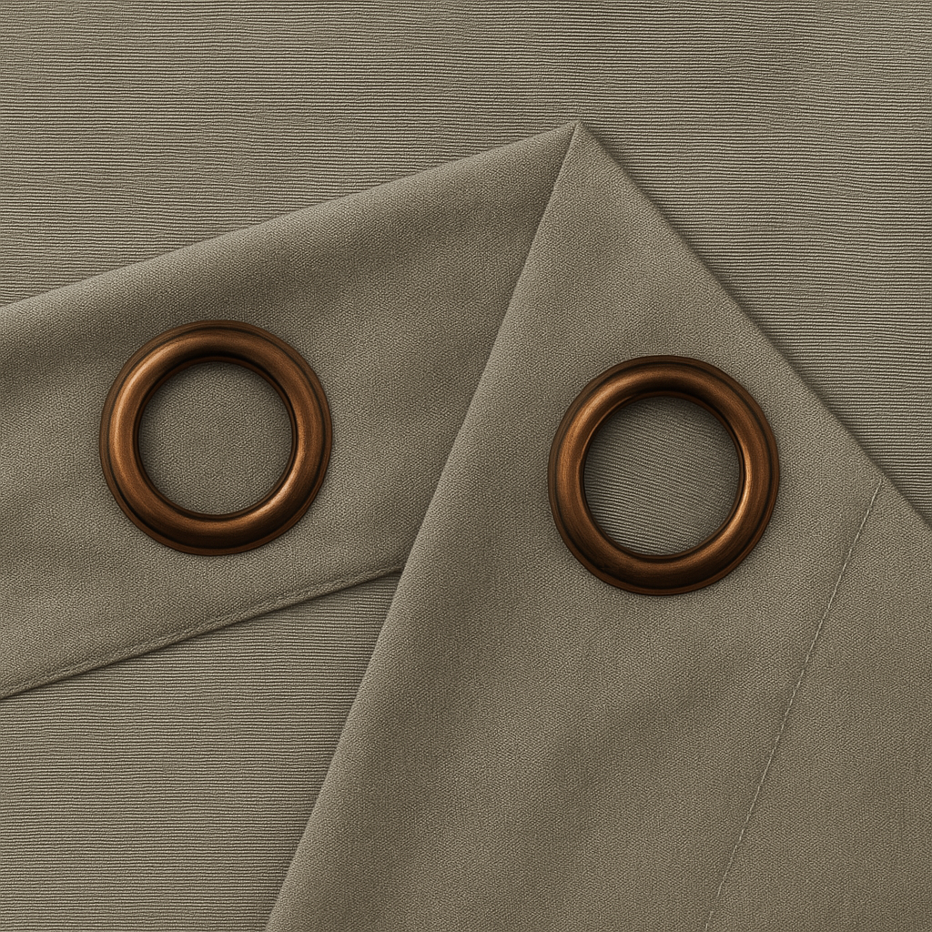 Luxury Glow Faux Silk Curtain Pane, 8 Grommets, Elegant & Light Blocking