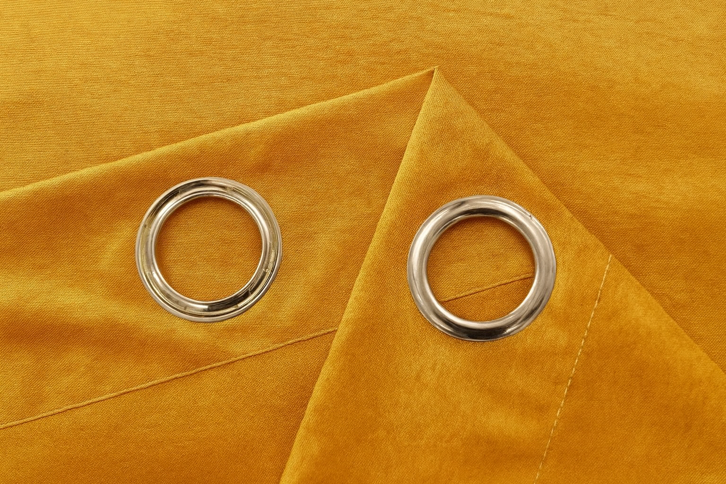 Luxury Glow Faux Silk Curtain Pane, 8 Grommets, Elegant & Light Blocking