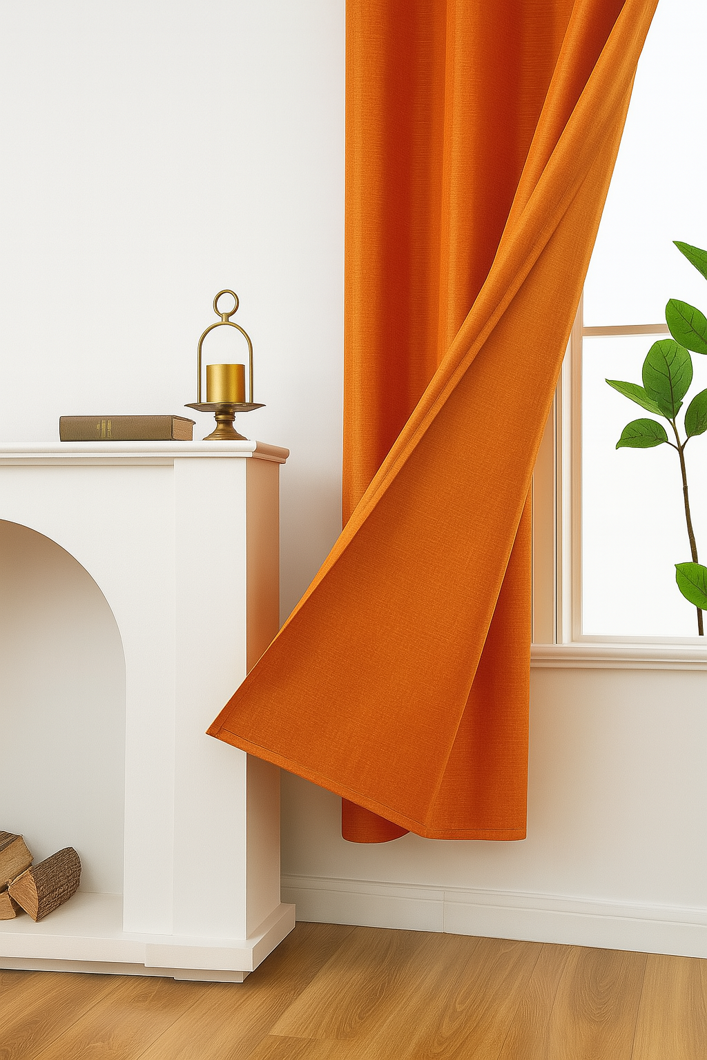 Luxury Glow Faux Silk Curtain Pane, 8 Grommets, Elegant & Light Blocking