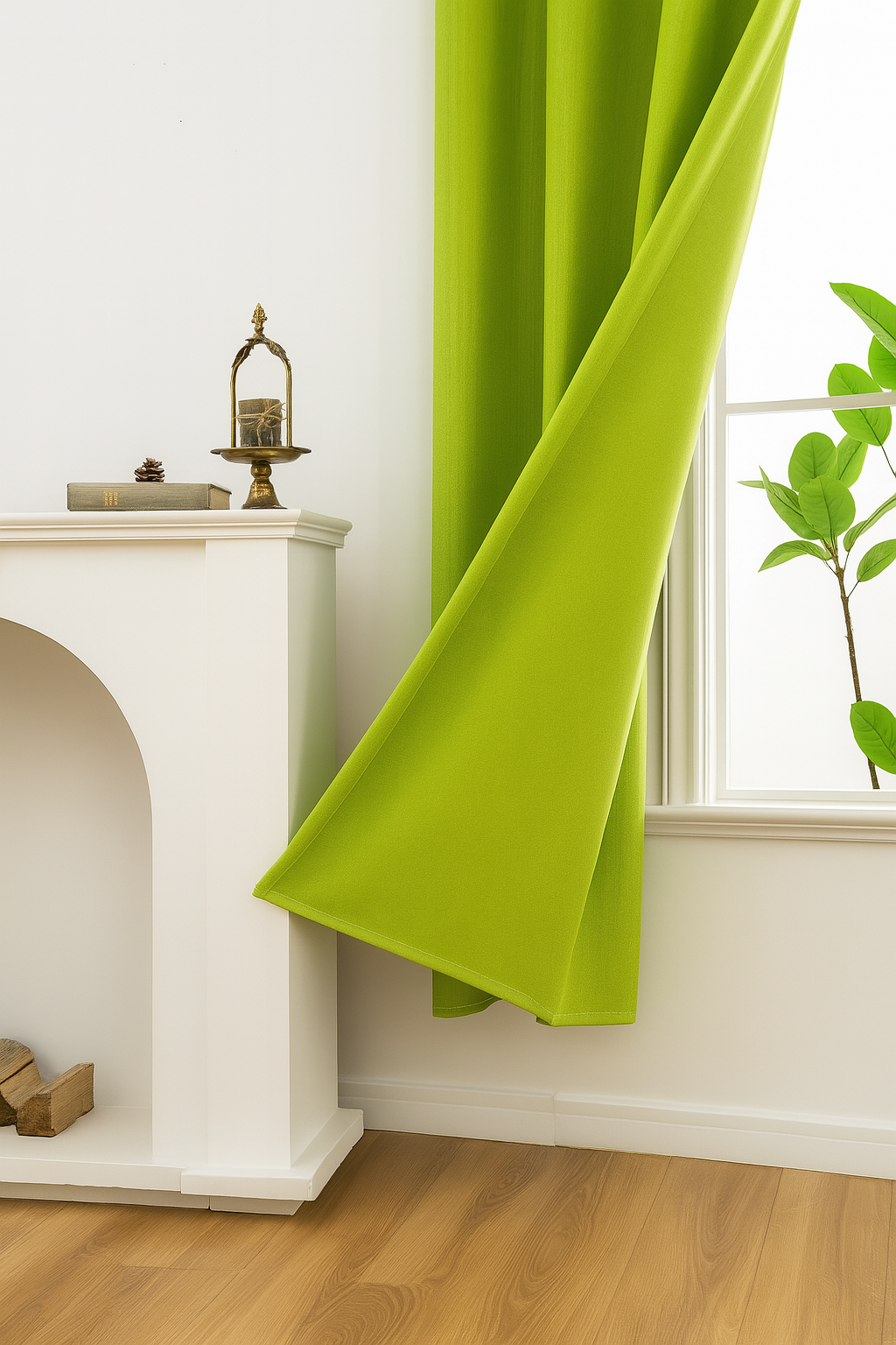 Luxury Glow Faux Silk Curtain Pane, 8 Grommets, Elegant & Light Blocking