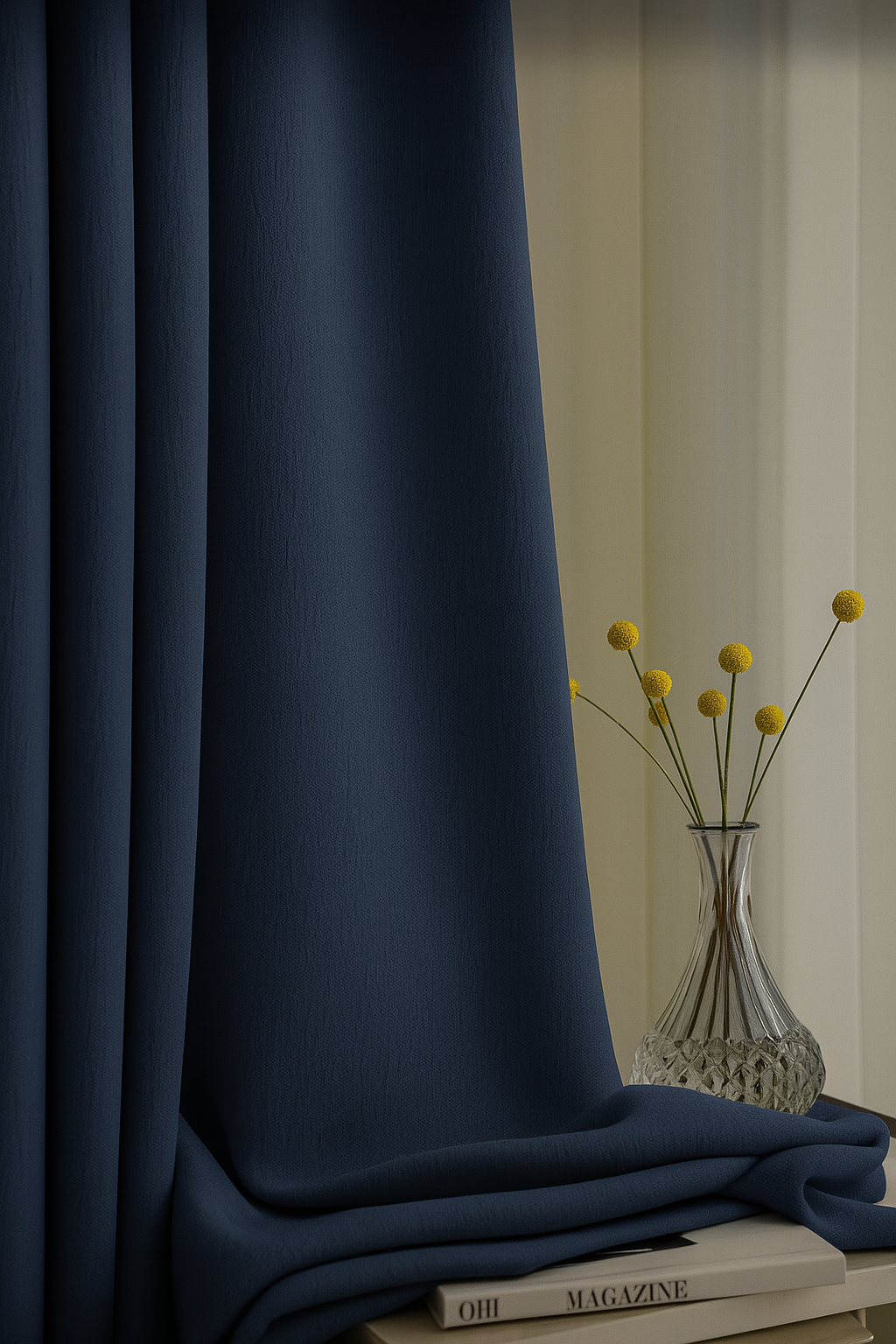 Luxury Glow Faux Silk Curtain Pane, 8 Grommets, Elegant & Light Blocking