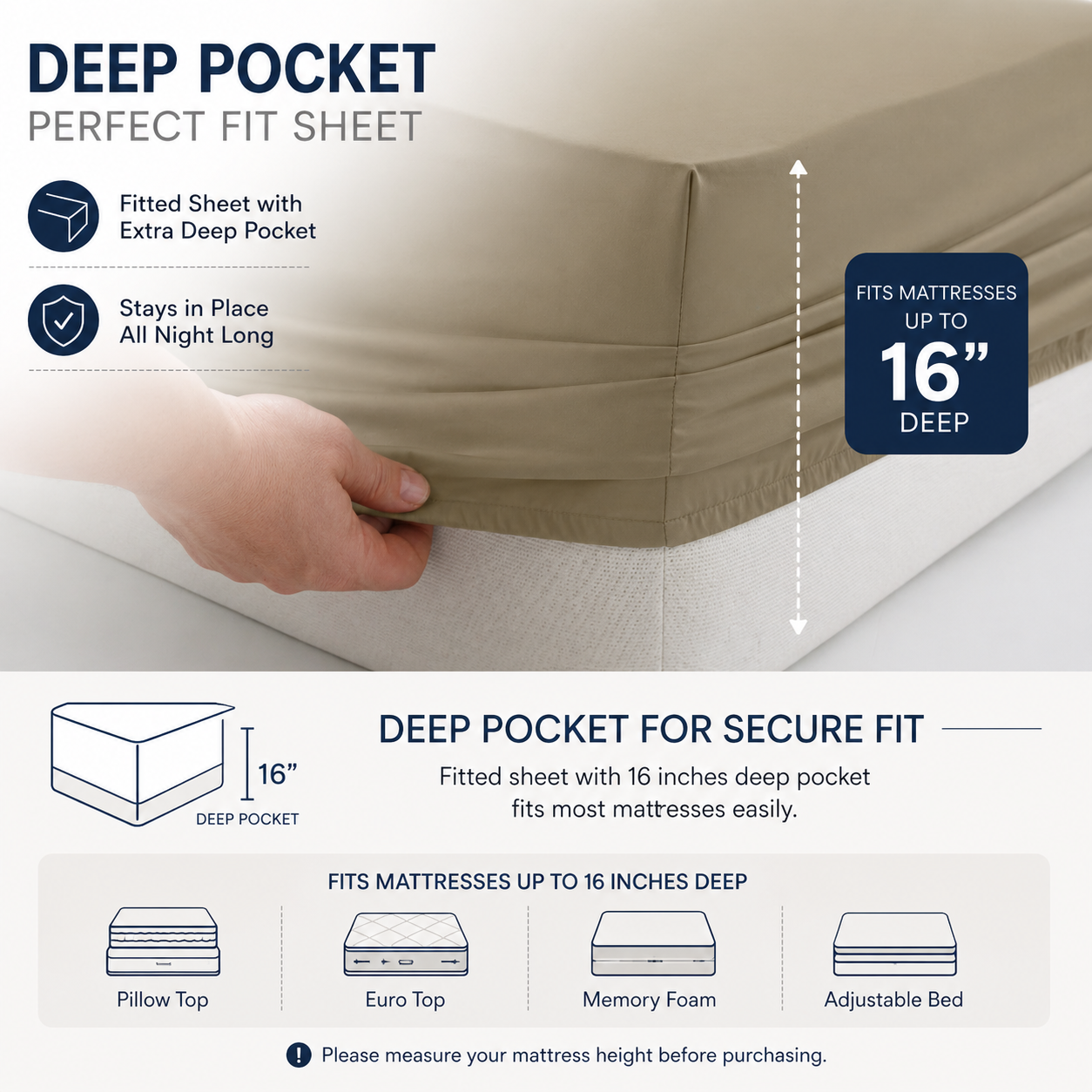 Luxury 4/6-Piece Deep Pocket Cooling Bed Sheet Set