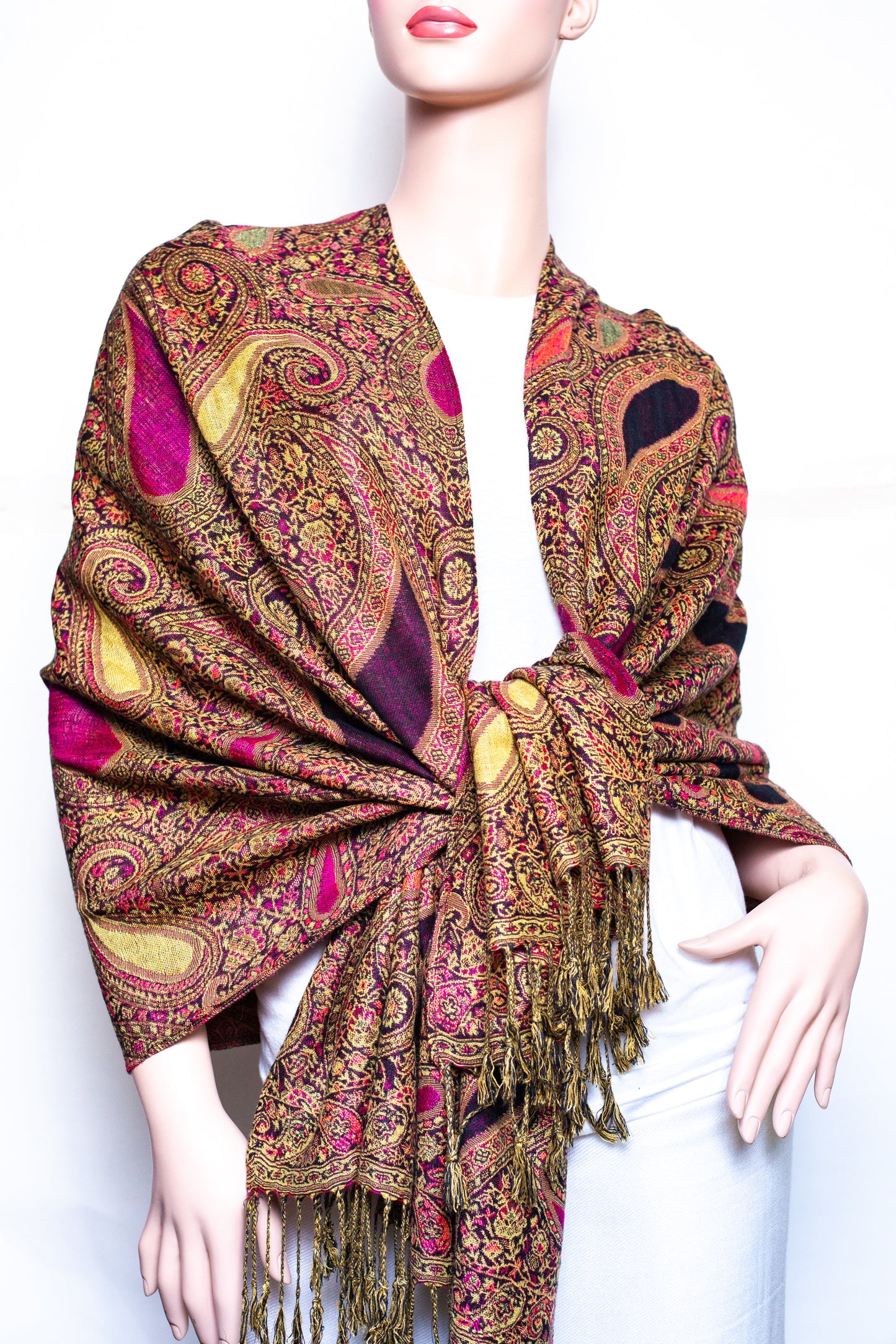 Section paisley Thicker Pashmina