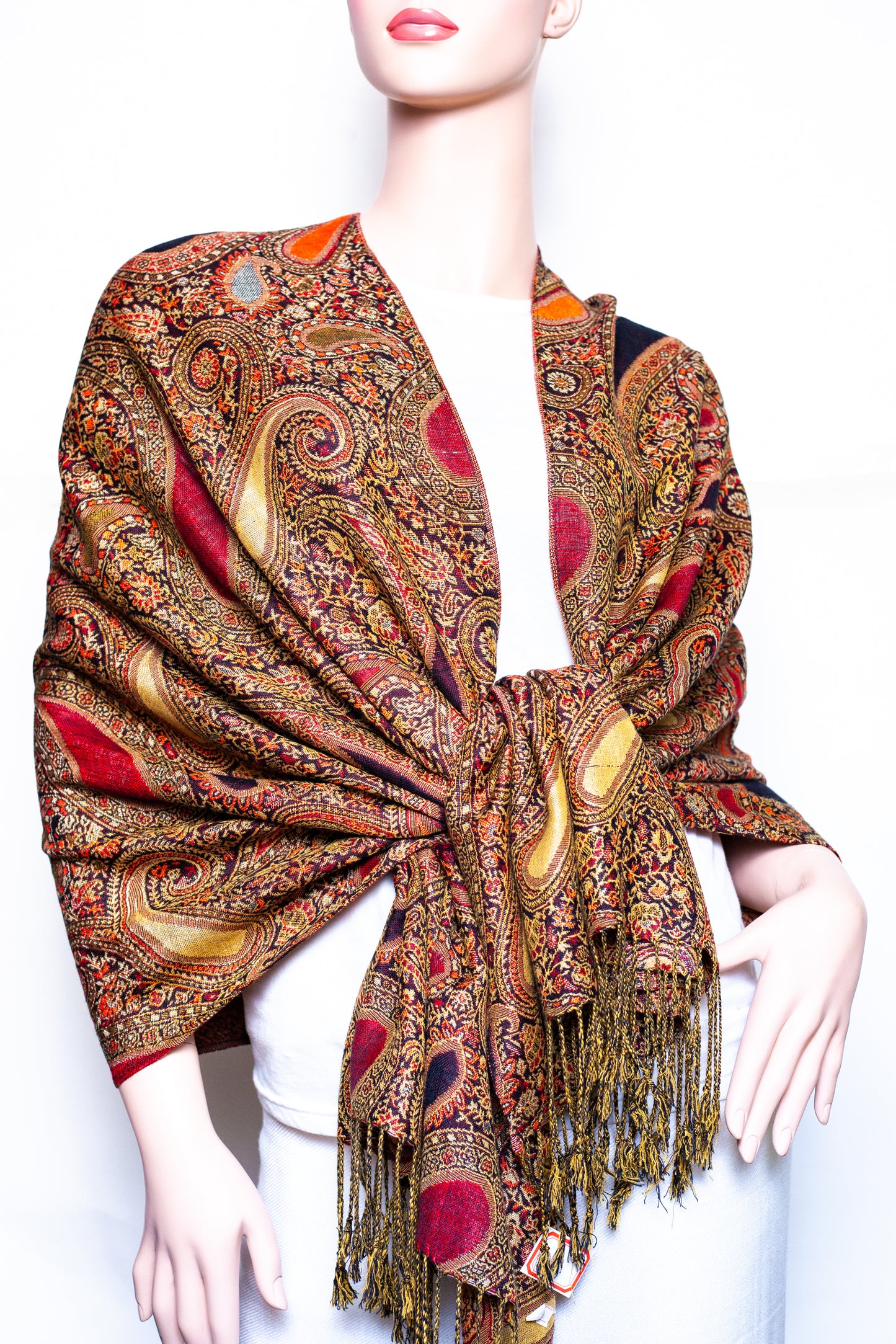 Section paisley Thicker Pashmina