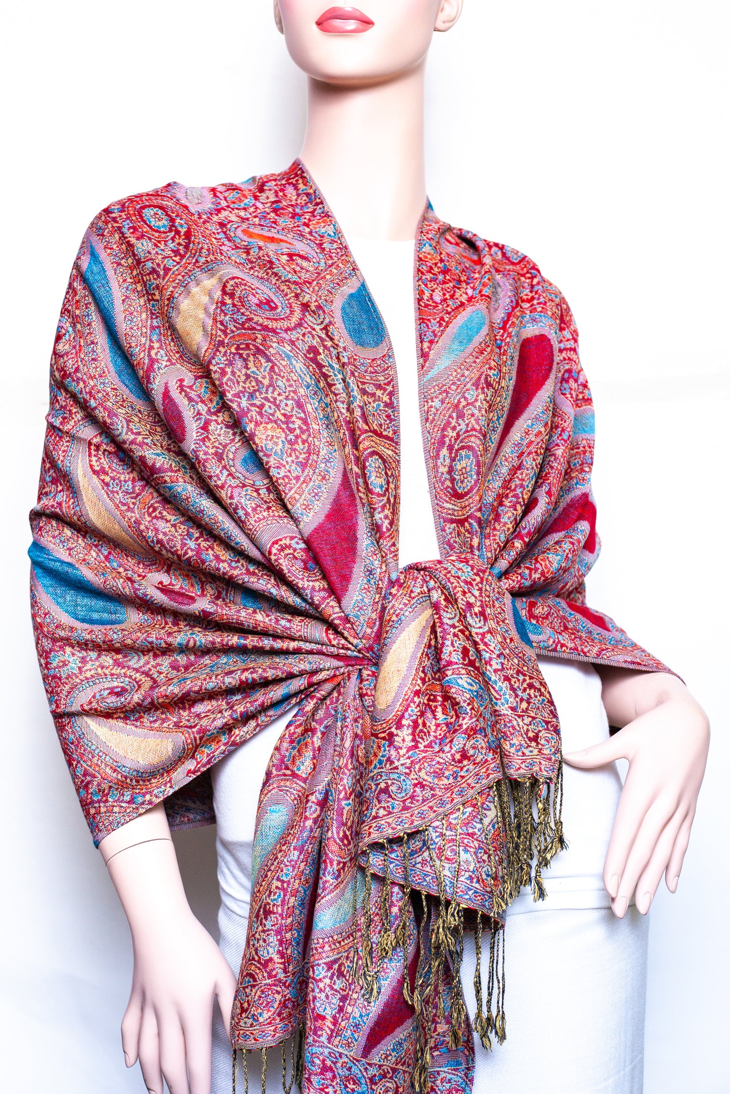 Section paisley Thicker Pashmina