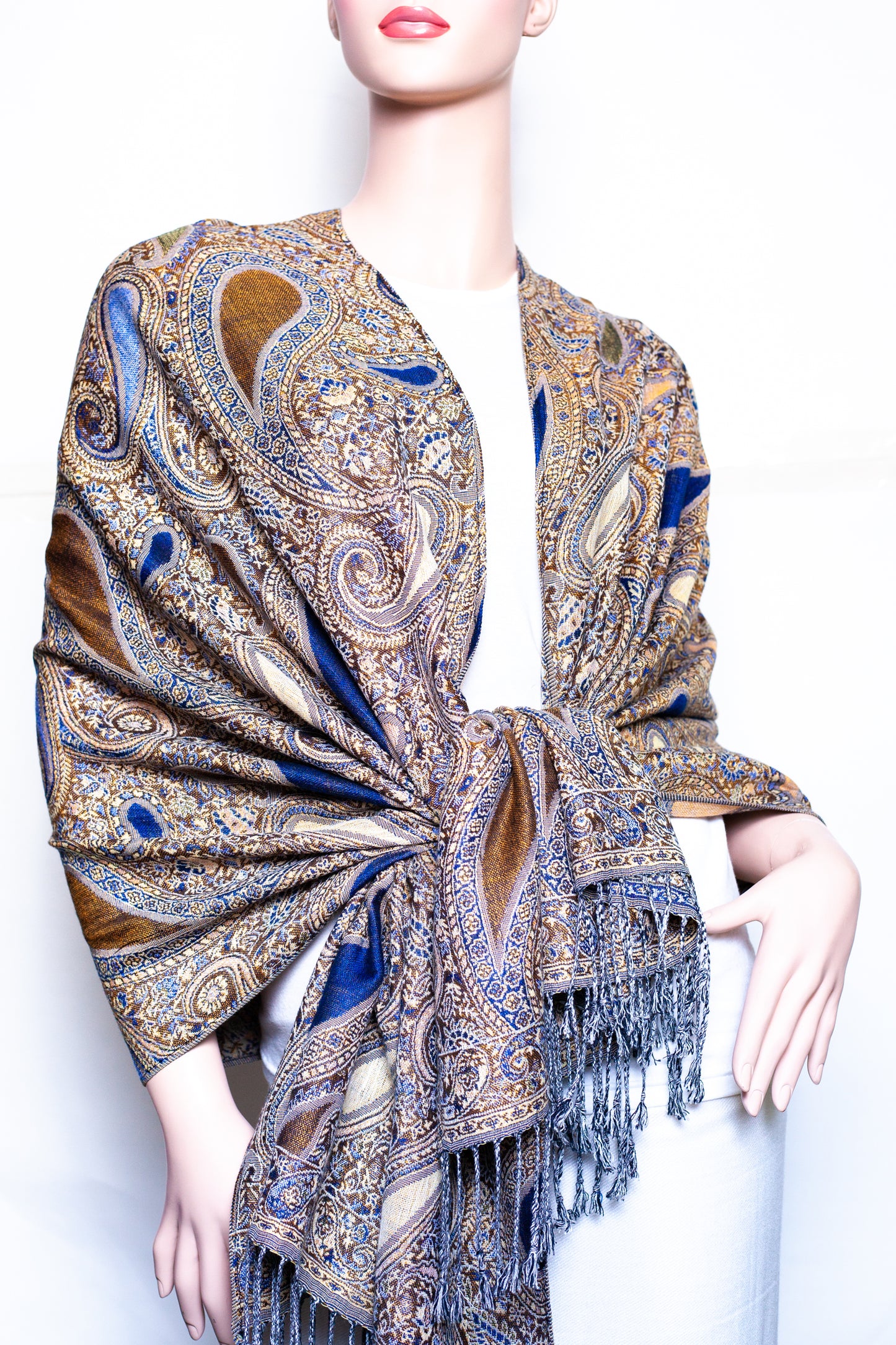 Section paisley Thicker Pashmina