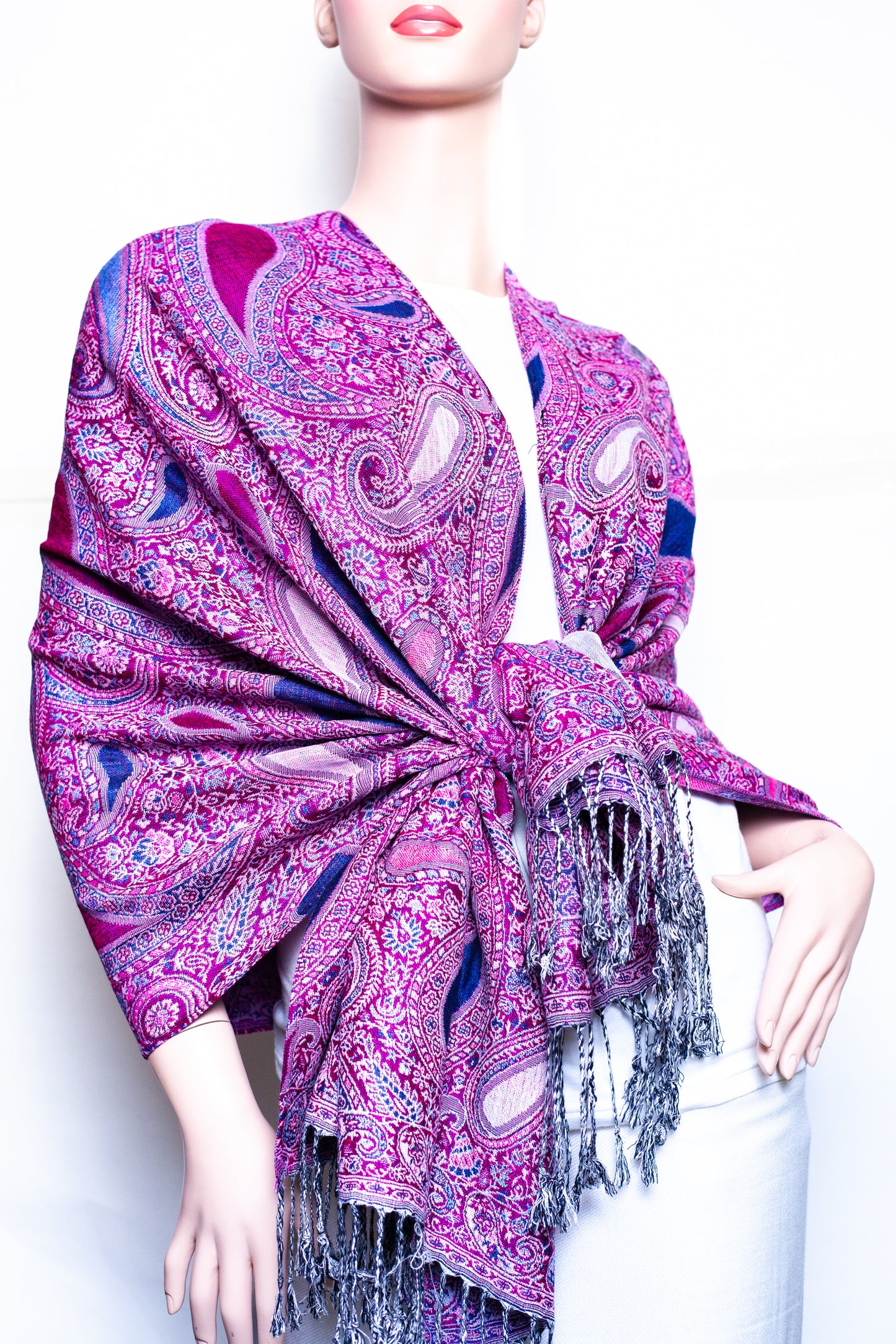 Section paisley Thicker Pashmina