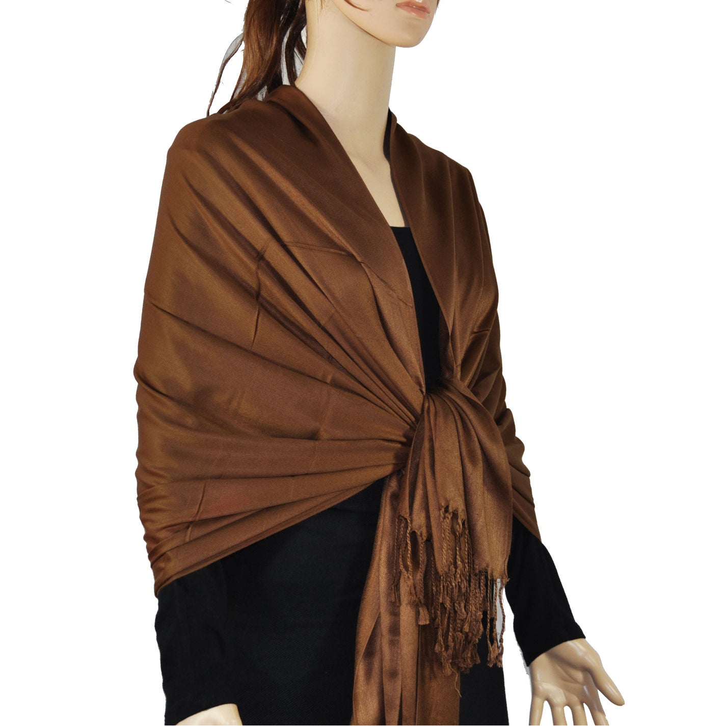 Satin Solid Pashmina