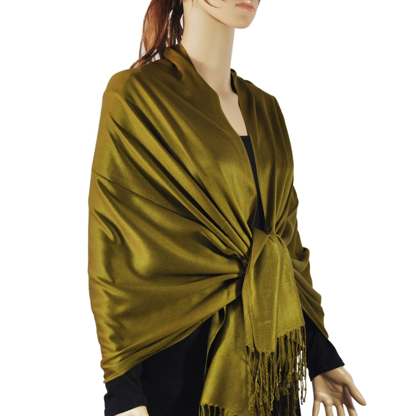 Satin Solid Pashmina