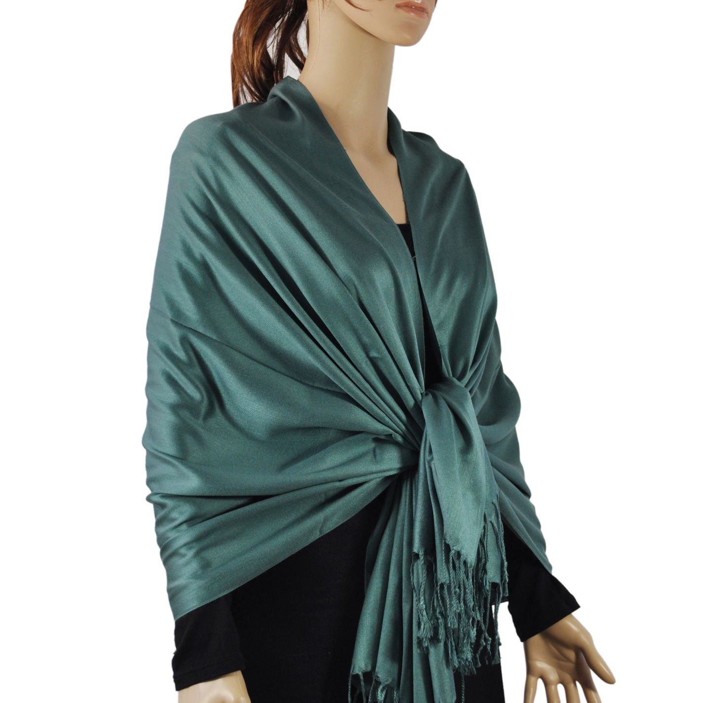 Satin Solid Pashmina