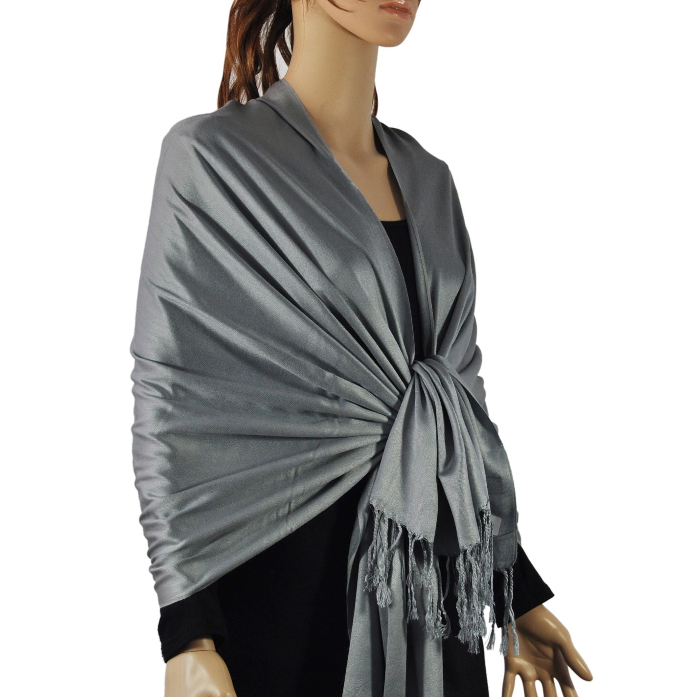 Satin Solid Pashmina