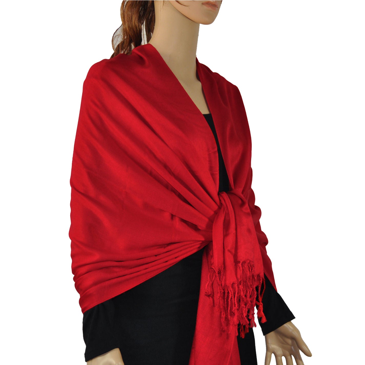 Satin Solid Pashmina