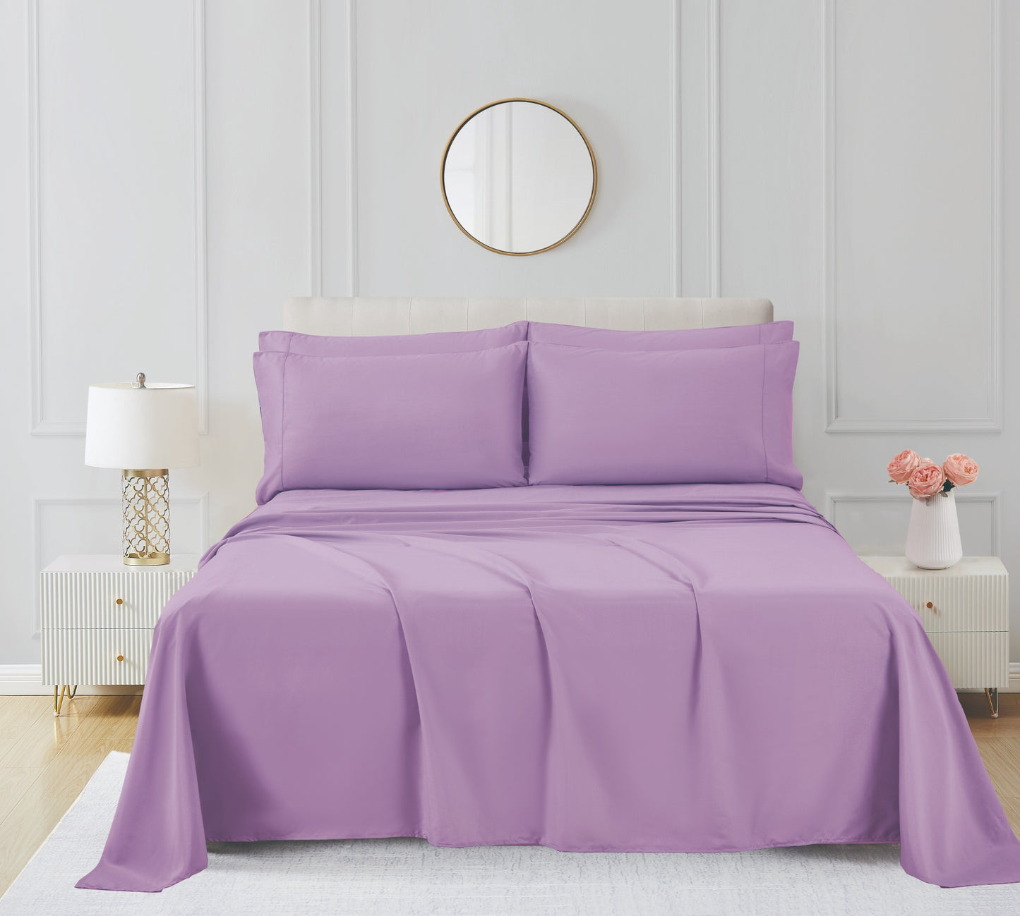 Luxury 4/6-Piece Deep Pocket Cooling Bed Sheet Set