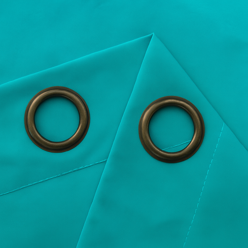 Luxury Glow Faux Silk Curtain Pane, 8 Grommets, Elegant & Light Blocking